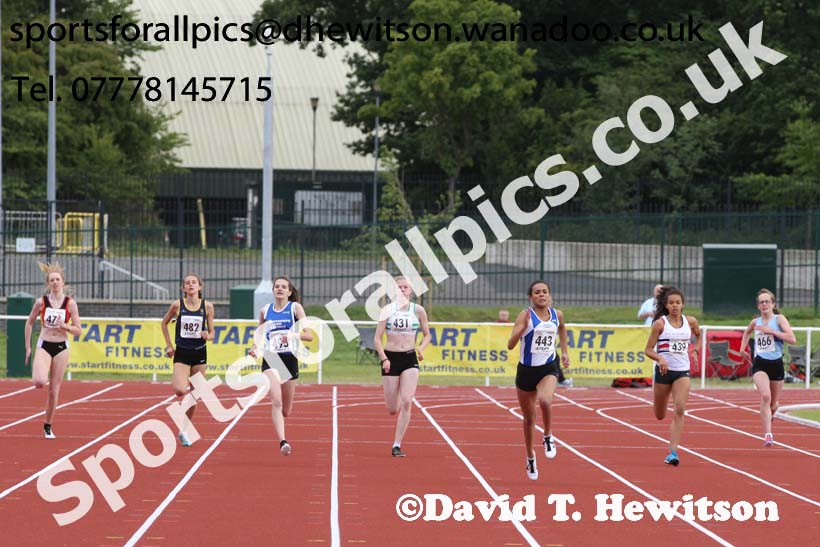 Under-17 womens 300 metres. Photo: David T. Hewitson/Sports for All Pics